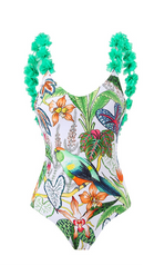 Serena green pomps ( SOLO TRAJE )