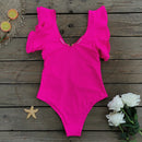 Bruna fuscia one shoulder