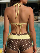 Polka yellow + short