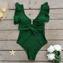 Bruna Green one shoulder