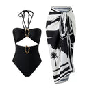 Mila black halter + falda