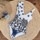 Tribal Greek white & blue