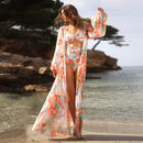 Serena Floral Wrap +Kimono