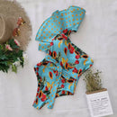 Bruna papaya one shoulder