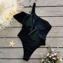 One shoulder cut out