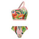 Serena bikini fringe + FALDA BLANCA