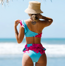 Bruna floral pink ones shoulder