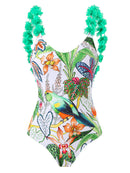 Serena green pomps ( SOLO TRAJE )