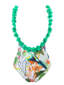 Serena green pomps ( SOLO TRAJE )