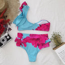 Bruna floral pink ones shoulder