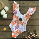 Ocean orange floral ( Traje + Salida)