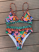 Animal print bikini