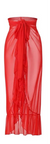 Falda shouder red