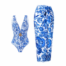Serena blue marmaid + pareo