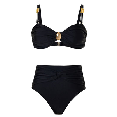 Serena Gold Black  bikini