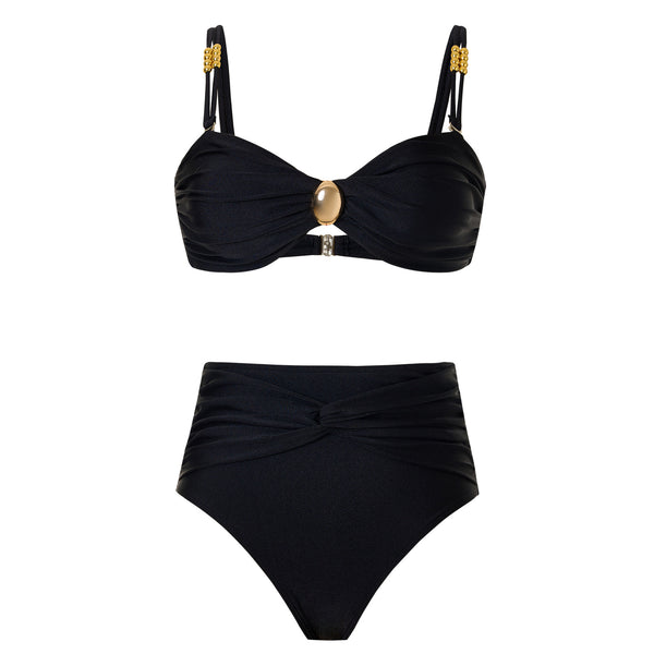 Serena Gold Black  bikini