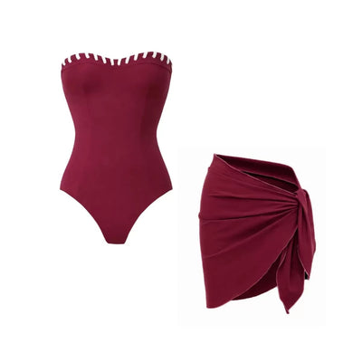 Amara wine crochet + pareo
