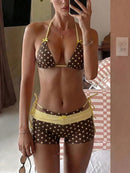 Polka yellow + short
