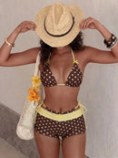Polka yellow + short