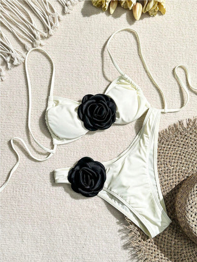 Eugenia black and white wrap