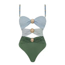 Serena Gold Green Olive