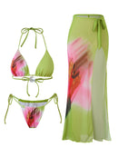 Penelope green floral + falda