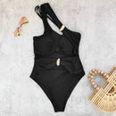 Serena Black one shoulder