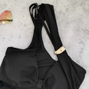 Serena Black one shoulder
