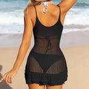 Isla Vestido Crochet Black