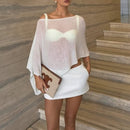 White capa cover up