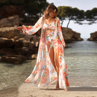 Serena Floral Wrap  +Kimono