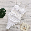 White Wrap Swimsuit