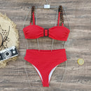 Red Carey Bikini