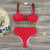 Red Carey Bikini