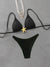 Star glitter Black bikini
