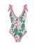 Serena pink floral + falda