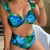 V palms bikini green