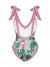 Serena pink floral + falda